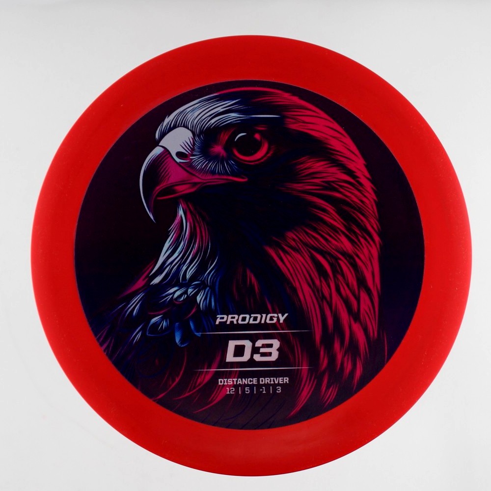 D3 - Retro Flight Series - Red - 151.9 gm -  Disc ID: 569516