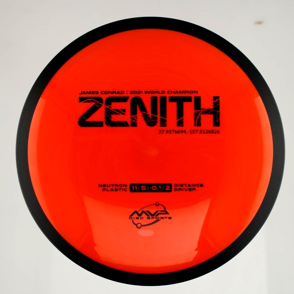 Zenith - James Conrad 2021 World Champion - Orange - 172.7 gm -  Disc ID: 571833