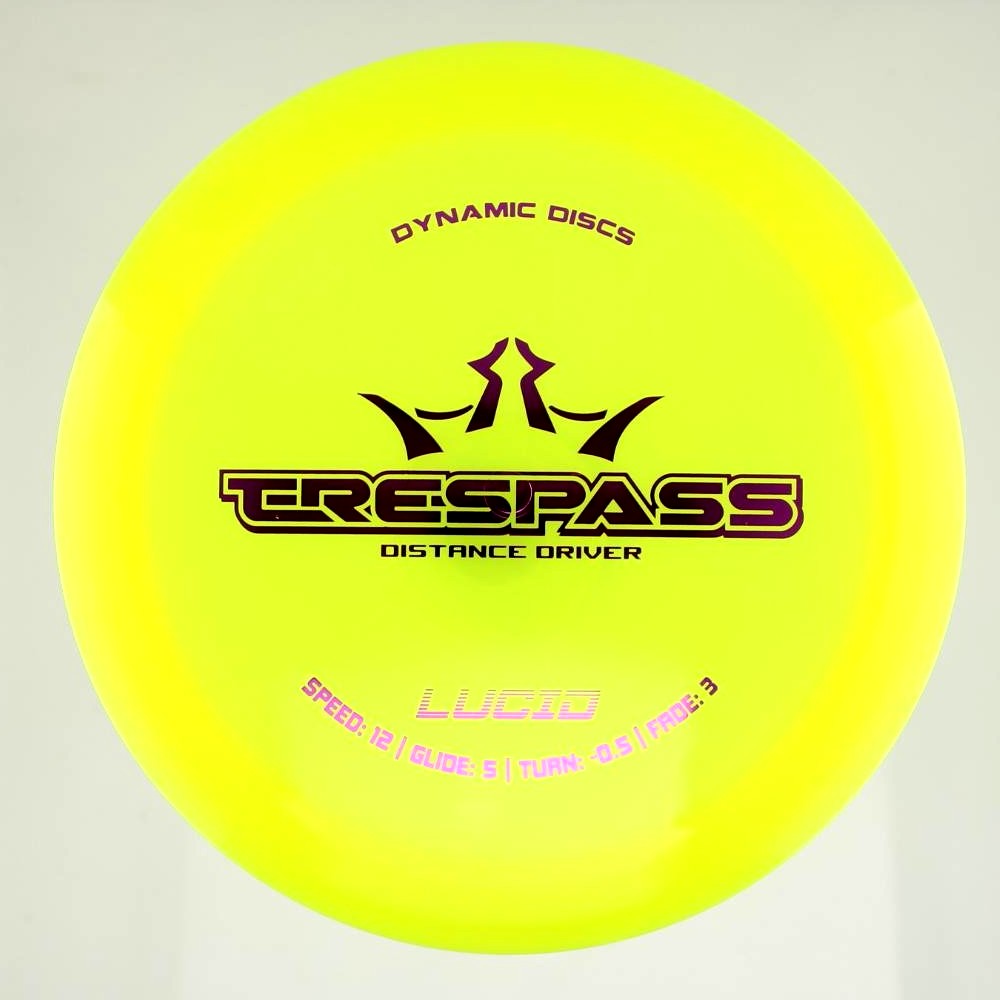 Trespass - Standard - Yellow - 169.7 gm -  Disc ID: 573496
