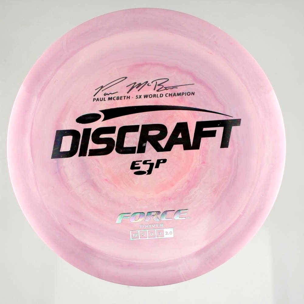 Force - 5x World Champion Paul McBeth - Unique - 175.7 gm -  Disc ID: 574403