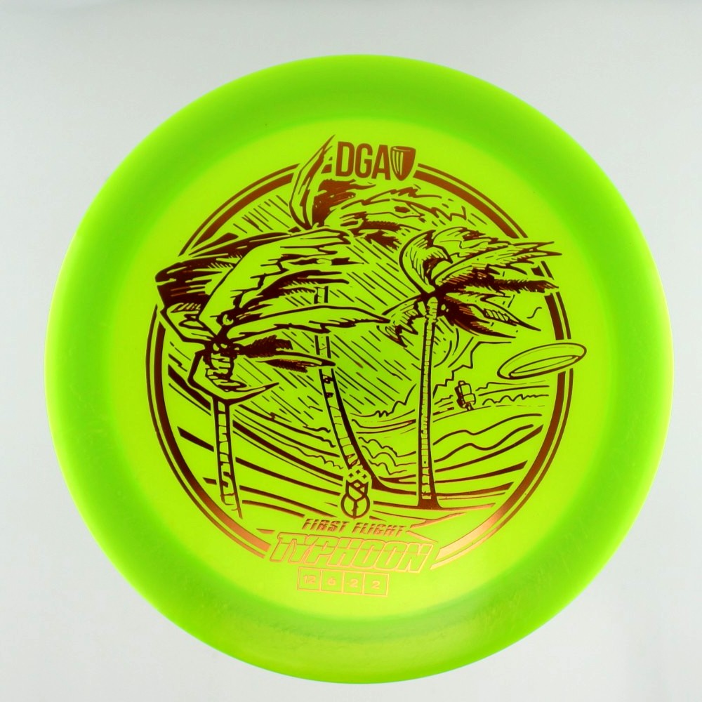 Typhoon - First Flight (1st Run) - Green - 174.4 gm -  Disc ID: 574629