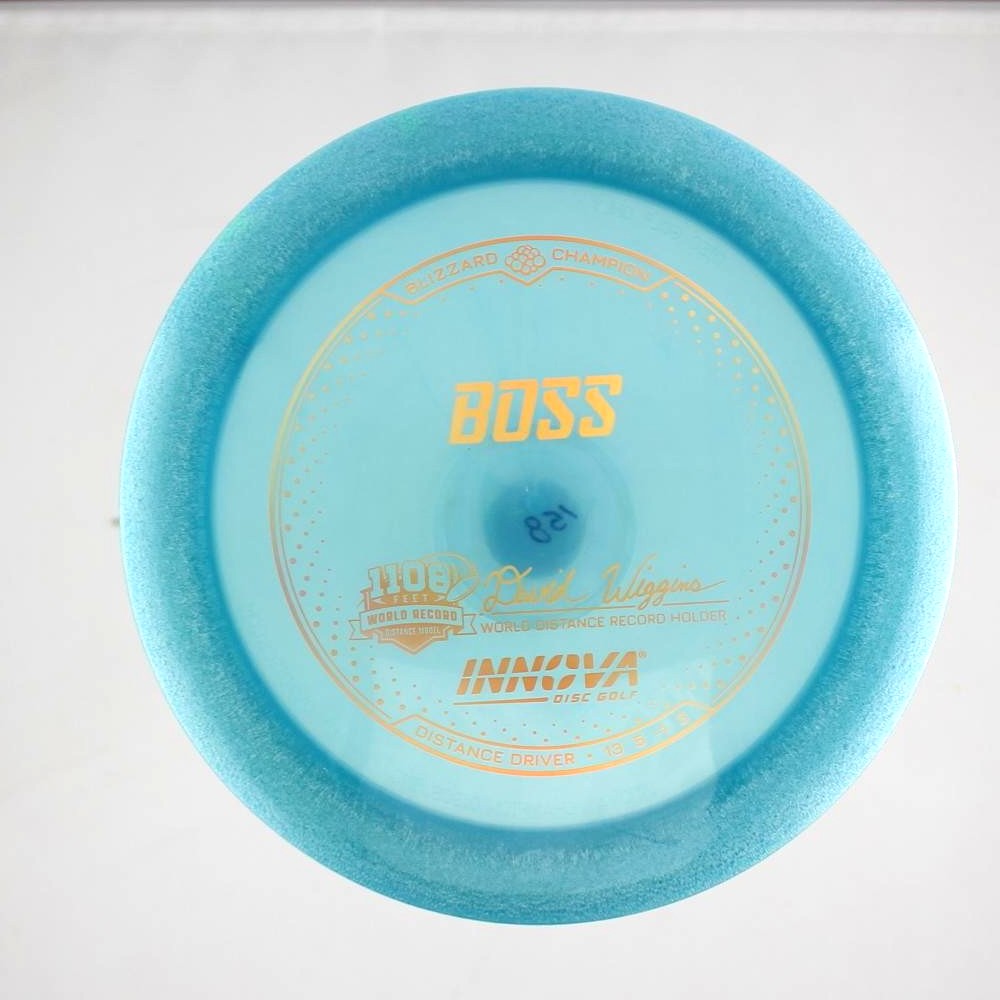 Boss - David Wiggins Jr. World Distance Record 1108 feet - Blue - 159.2 gm -  Disc ID: 575104