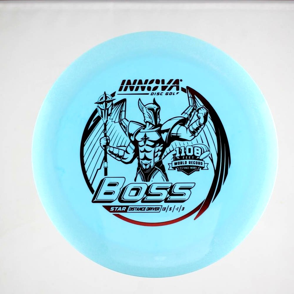 Boss - 1108 feet World Distance Record - Lt. Blue - 158.5 gm -  Disc ID: 575109