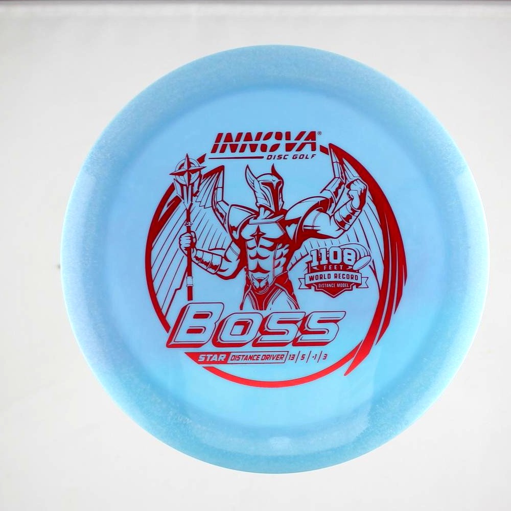 Boss - 1108 feet World Distance Record - Blue - 162.7 gm -  Disc ID: 575110