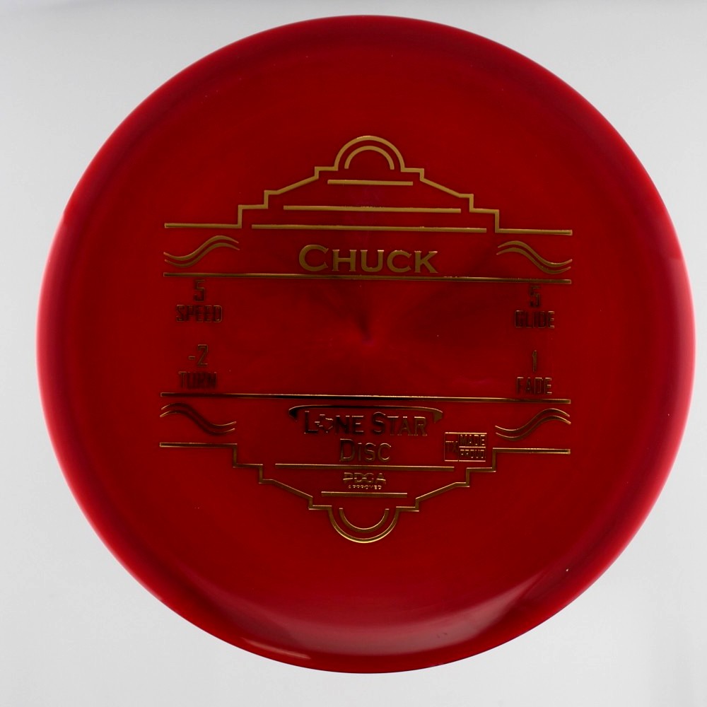 Chuck - Standard - Red - 173.1 gm -  Disc ID: 576948