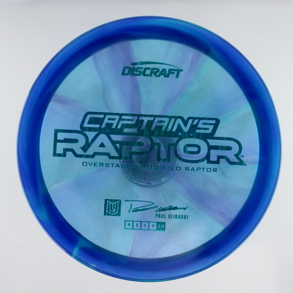 Captains Raptor - PU Paul Ulibarri - Blue - 175.7 gm -  Disc ID: 577365