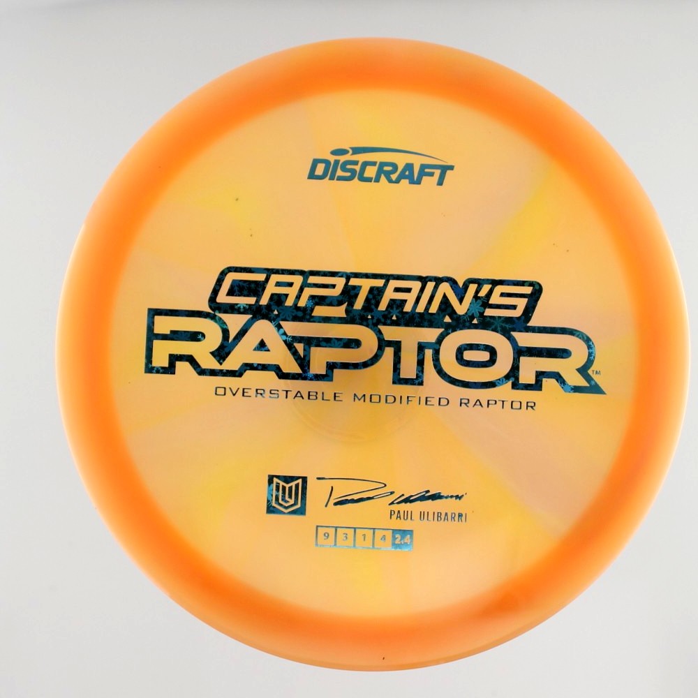 Captains Raptor - PU Paul Ulibarri - Orange - 176.2 gm -  Disc ID: 577390
