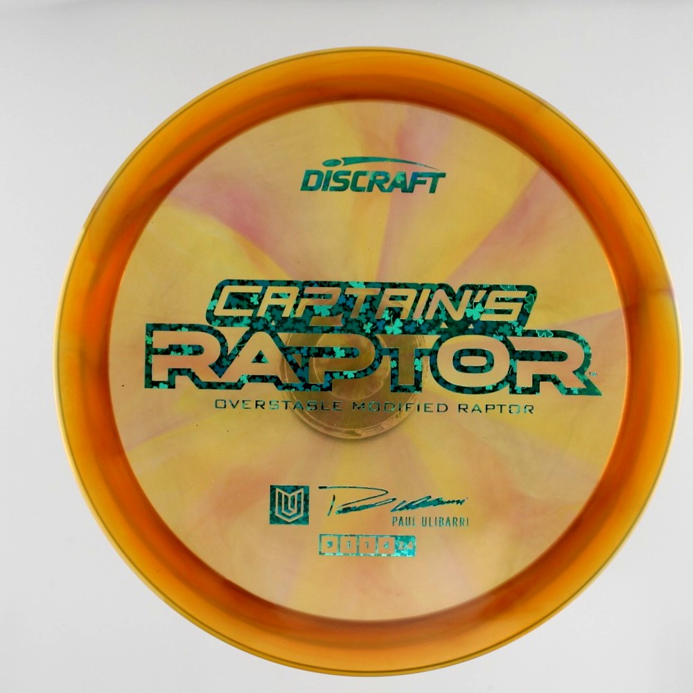 Captains Raptor - PU Paul Ulibarri - Orange - 175.5 gm -  Disc ID: 577401