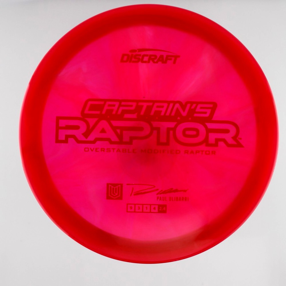 Captains Raptor - PU Paul Ulibarri - Red - 175.7 gm -  Disc ID: 577512
