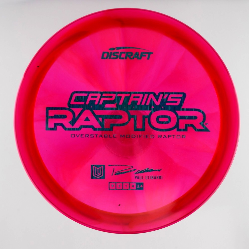 Captains Raptor - PU Paul Ulibarri - Red - 173.7 gm -  Disc ID: 577514