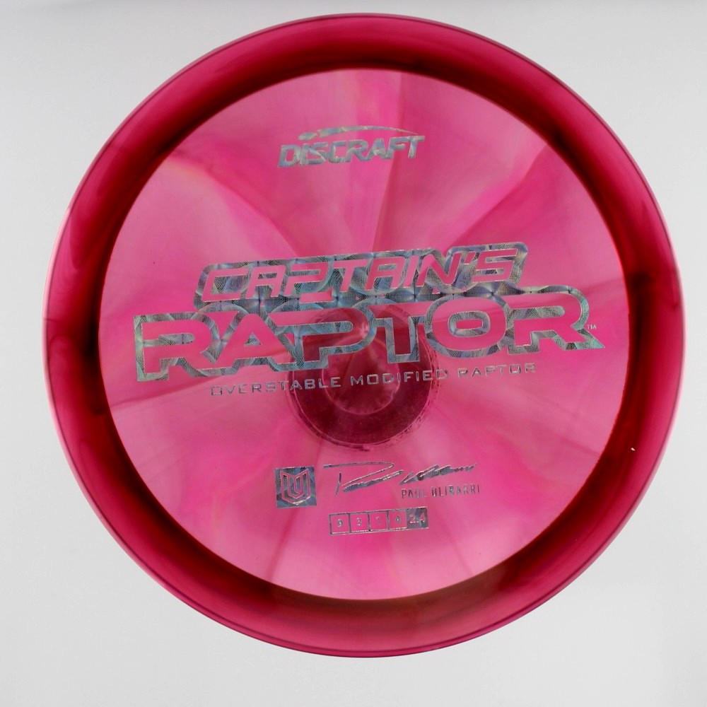 Captains Raptor - PU Paul Ulibarri - Red - 175.4 gm -  Disc ID: 577515