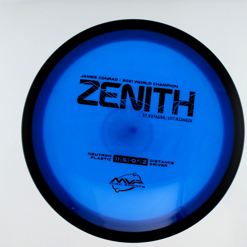 Zenith - James Conrad 2021 World Champion - Blue - 167.5 gm -  Disc ID: 578722