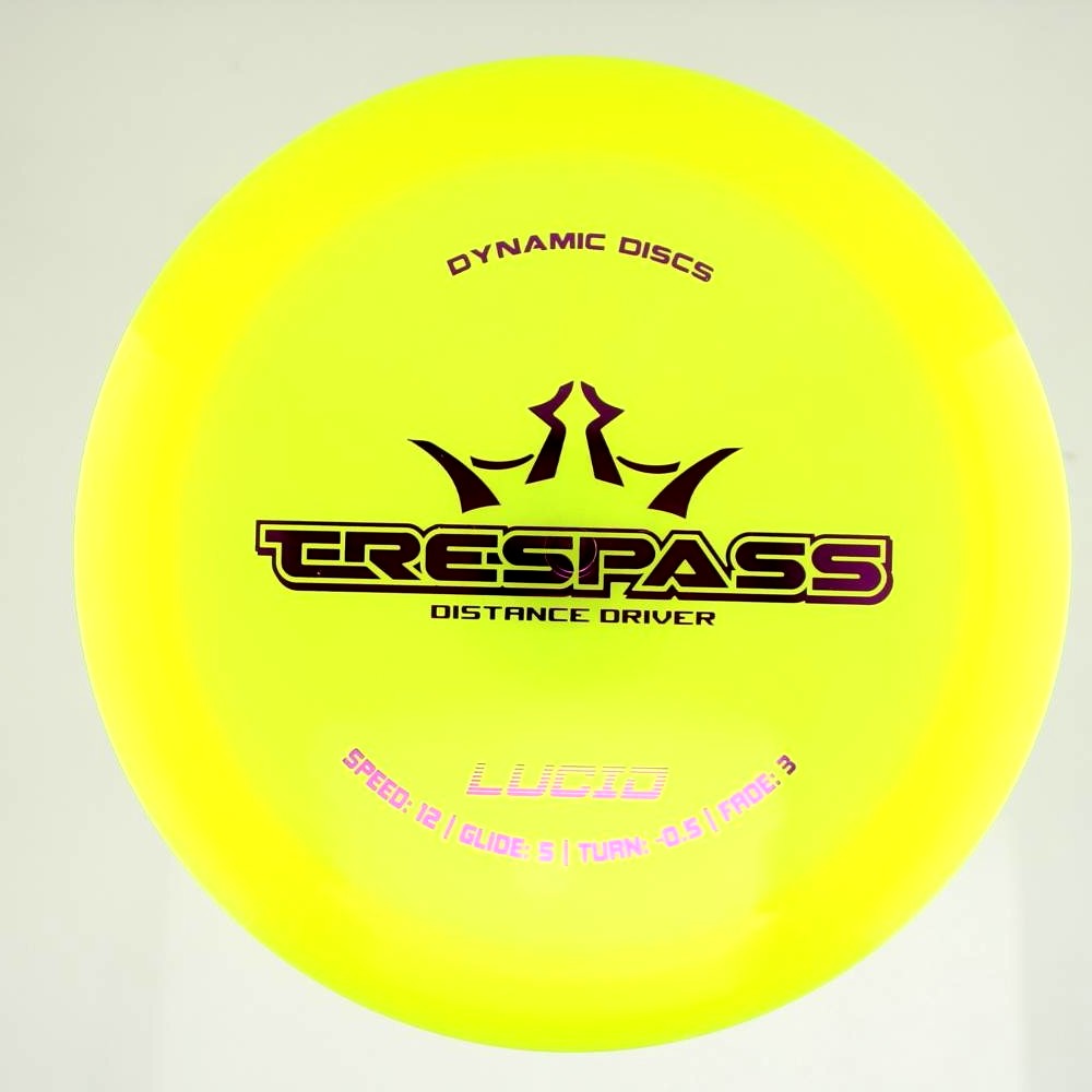 Trespass - Standard - Yellow - 170.2 gm -  Disc ID: 579672