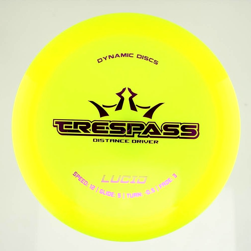 Trespass - Standard - Yellow - 170.4 gm -  Disc ID: 579673