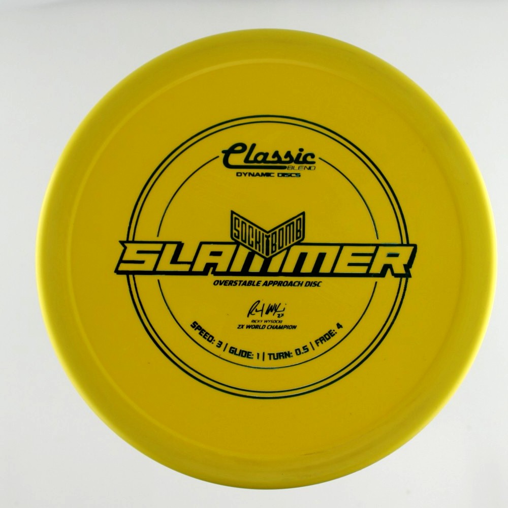 Sockibomb Slammer - 2x Ricky Wysocki Sockibomb Stamp - Yellow - 174.4 gm -  Disc ID: 579695