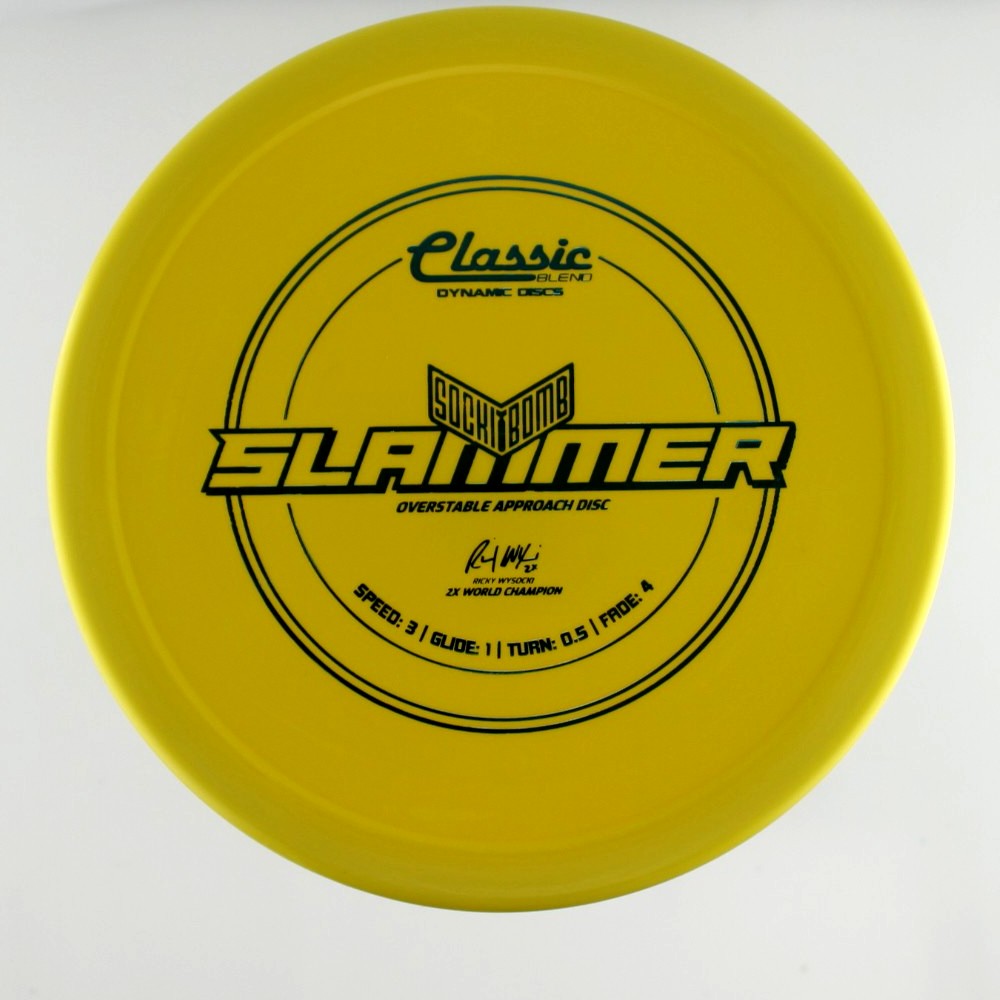 Sockibomb Slammer - 2x Ricky Wysocki Sockibomb Stamp - Yellow - 174.5 gm -  Disc ID: 579699