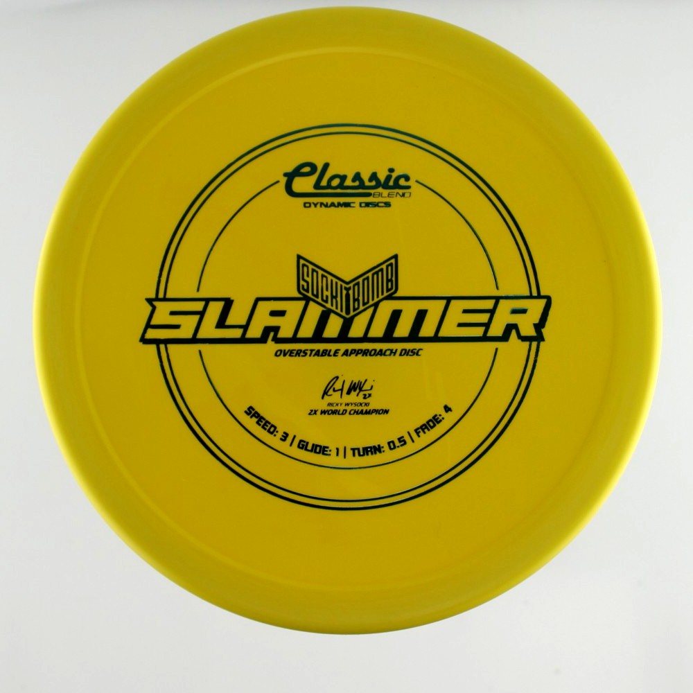 Sockibomb Slammer - 2x Ricky Wysocki Sockibomb Stamp - Yellow - 174.4 gm -  Disc ID: 579700