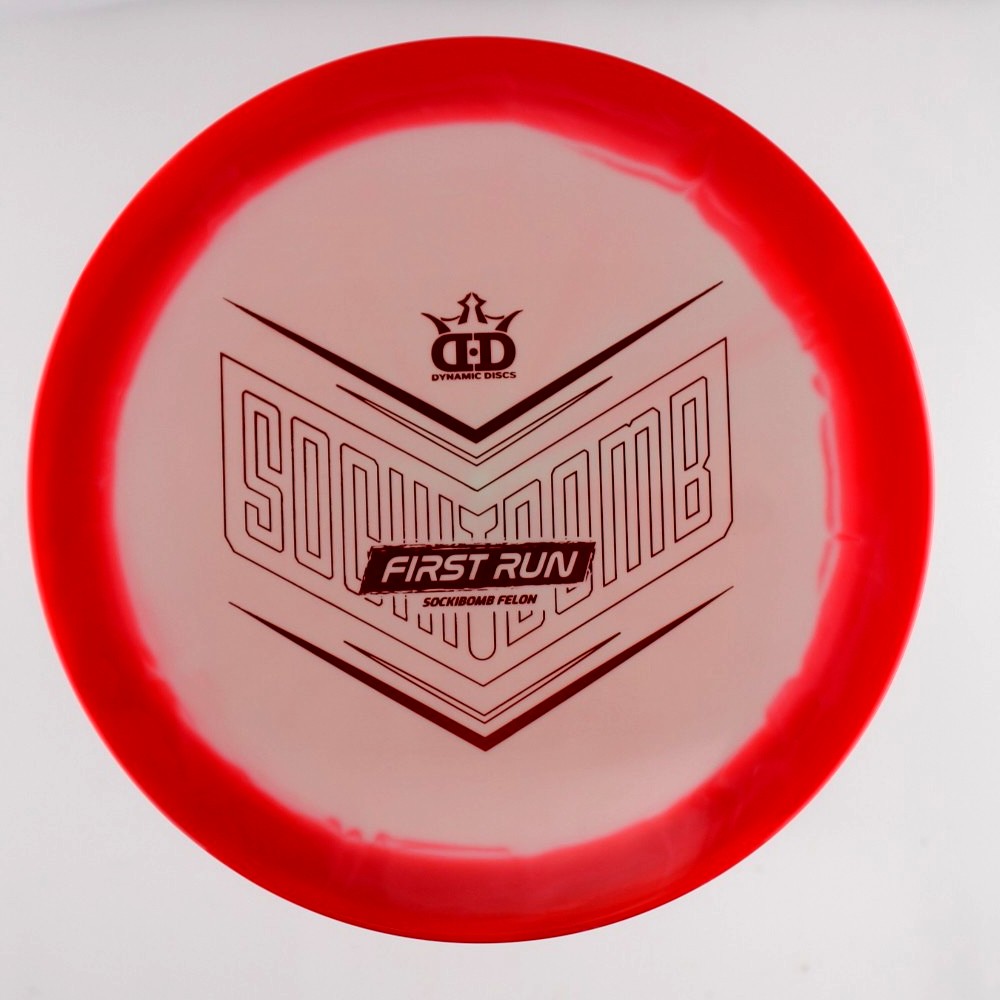 Sockibomb Felon - First Run - Red - 176.4 gm -  Disc ID: 579927