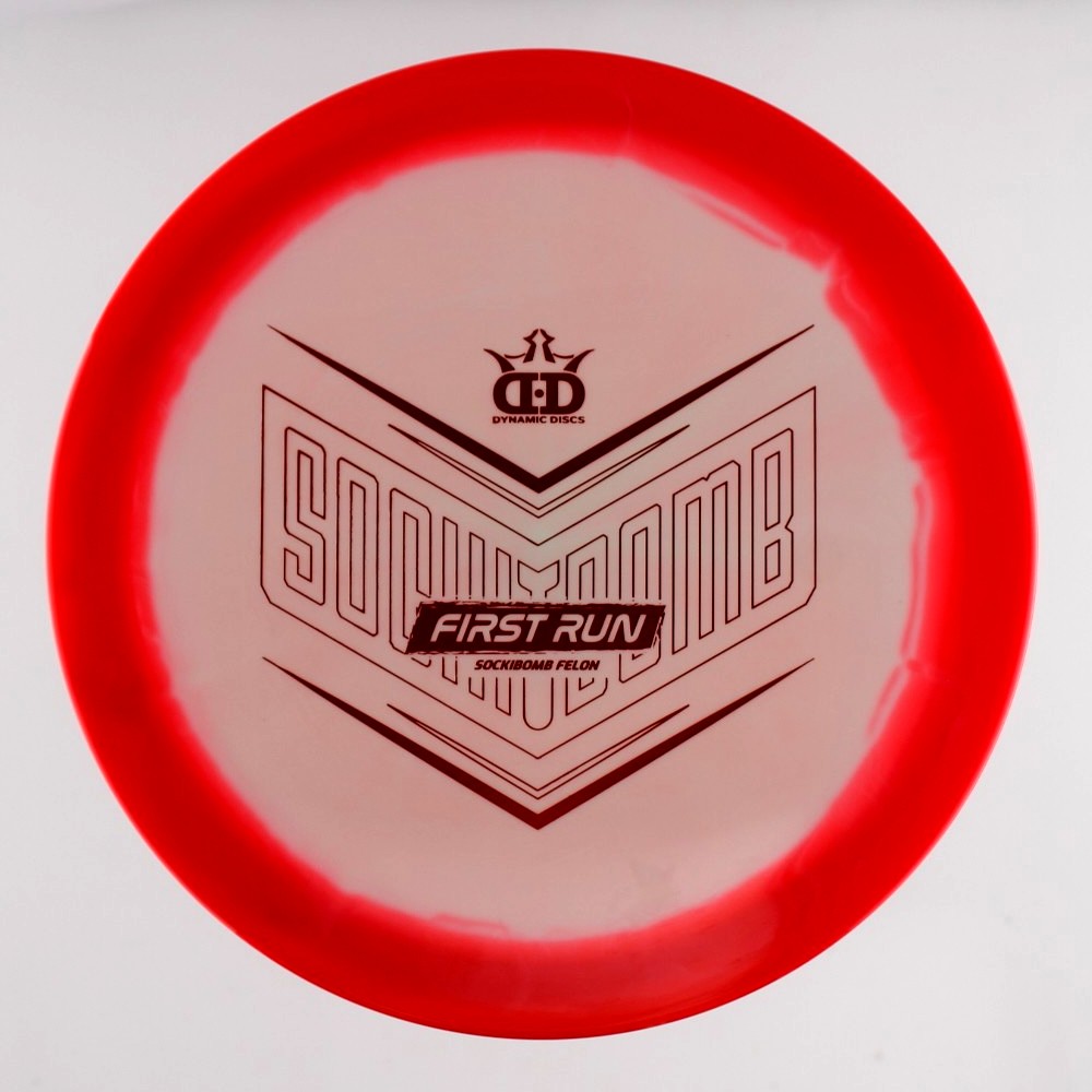 Sockibomb Felon - First Run - Red - 175.7 gm -  Disc ID: 579928