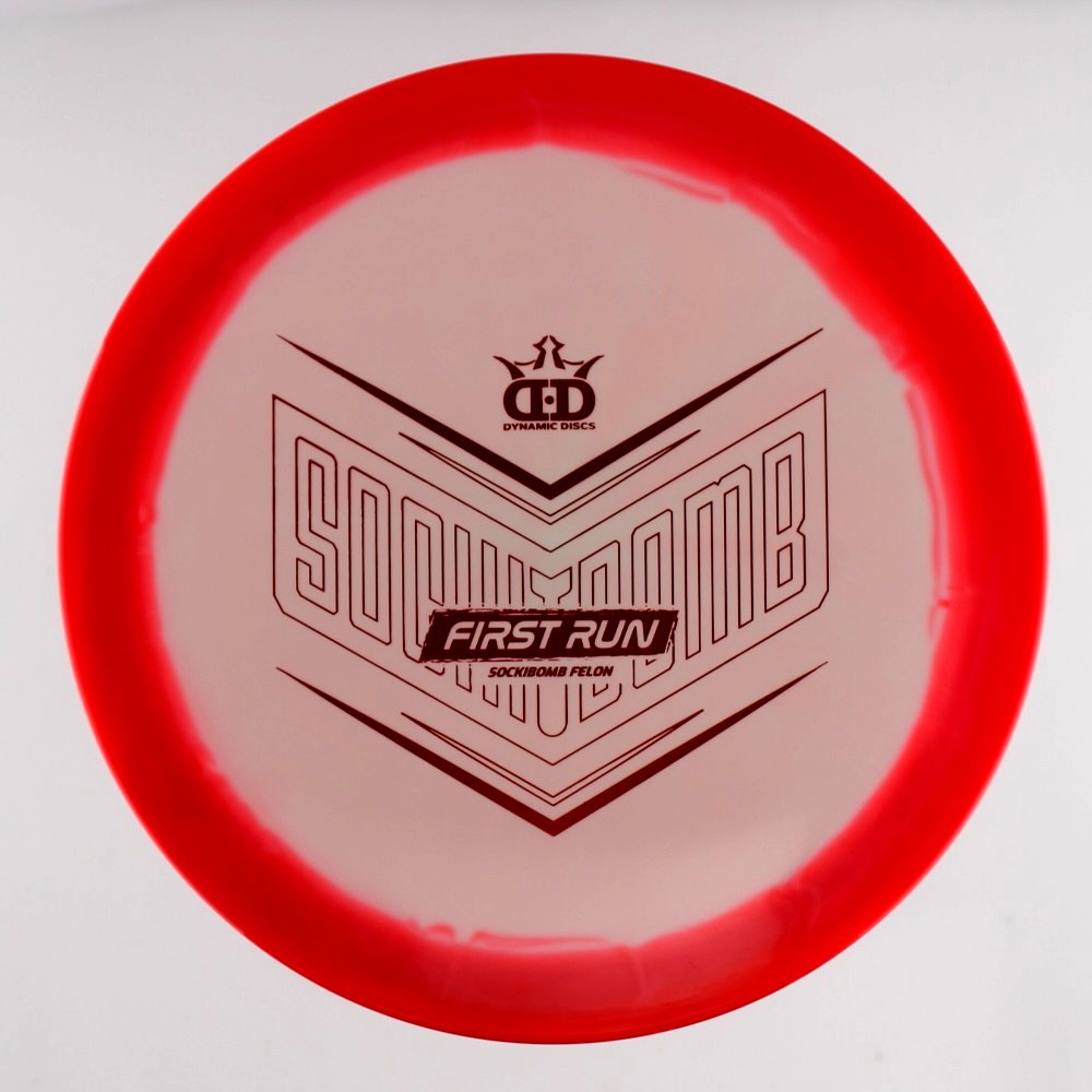 Sockibomb Felon - First Run - Red - 176.8 gm -  Disc ID: 579929