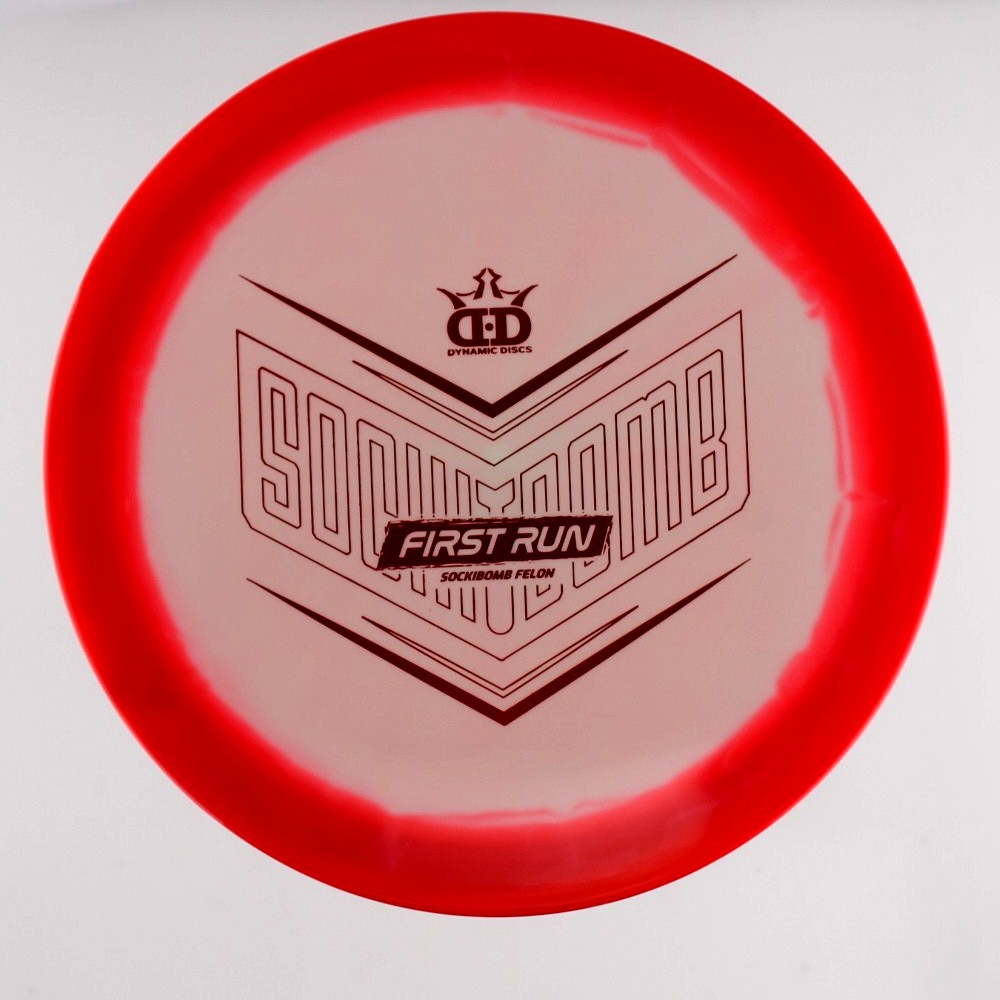 Sockibomb Felon - First Run - Red - 175.6 gm -  Disc ID: 579930
