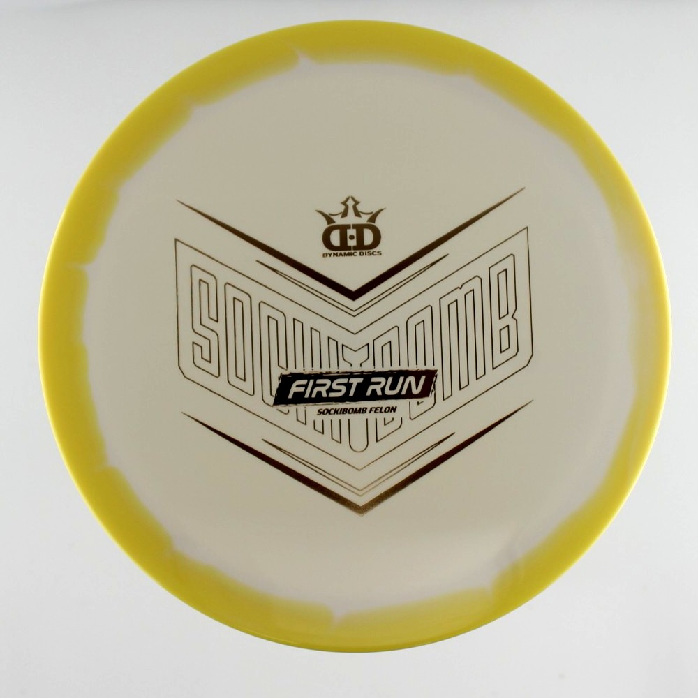 Sockibomb Felon - First Run - Yellow - 175.3 gm -  Disc ID: 579937