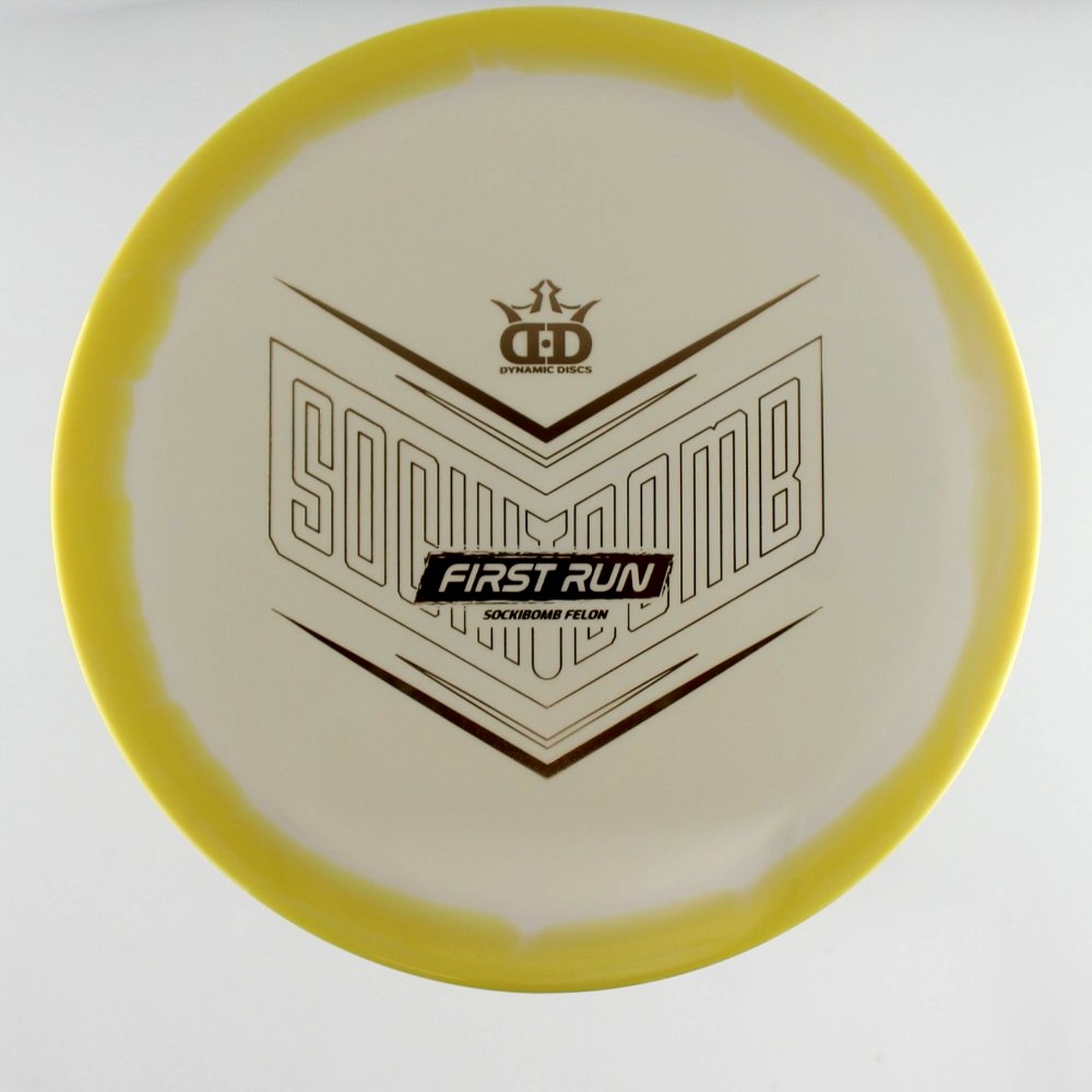 Sockibomb Felon - First Run - Yellow - 175.3 gm -  Disc ID: 579938