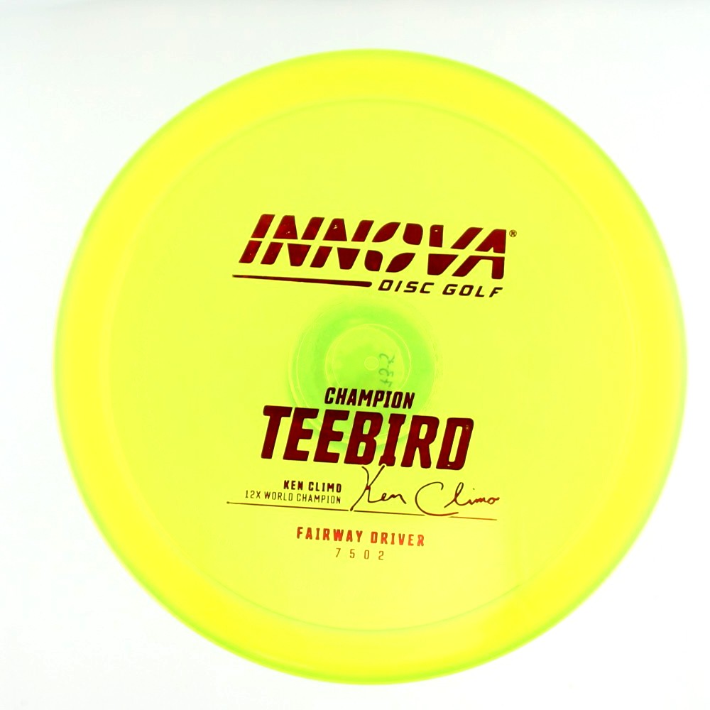 Teebird - 12x World Champion Ken Climo - Yellow - 176.1 gm -  Disc ID: 580939