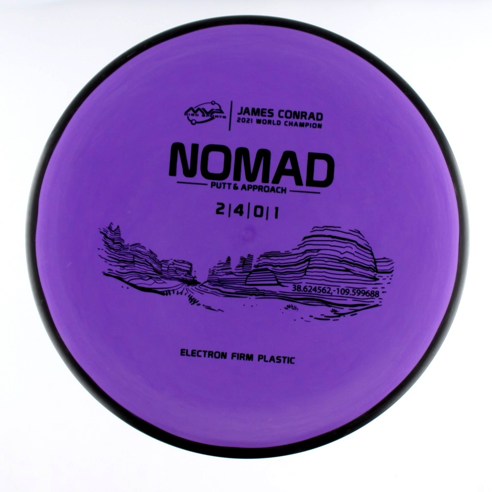 Nomad - James Conrad 2021 World Champion - Purple - 166.7 gm -  Disc ID: 581047