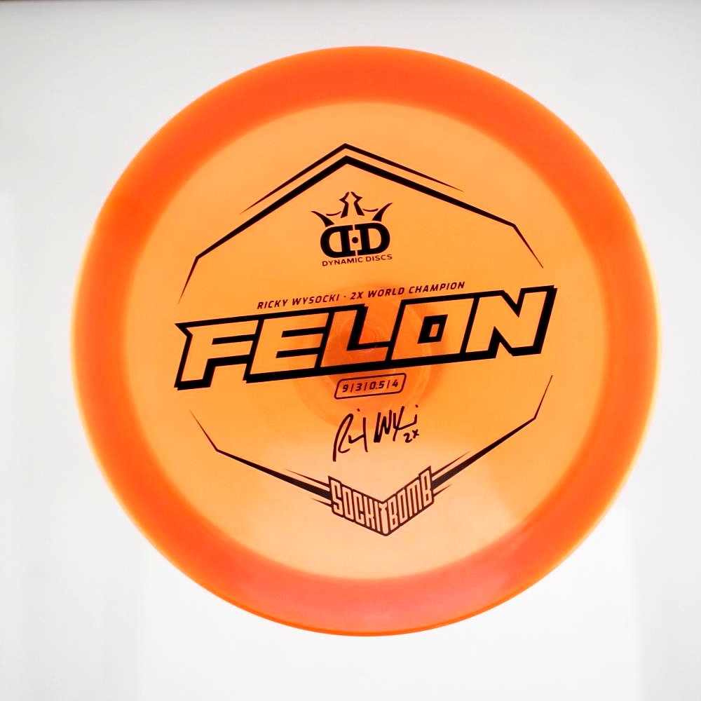Felon - 2x Ricky Wysocki Sockibomb Stamp - Orange - 174.5 gm -  Disc ID: 581577