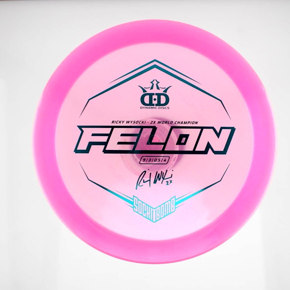 Felon - 2x Ricky Wysocki Sockibomb Stamp - Pink - 174.6 gm -  Disc ID: 581583