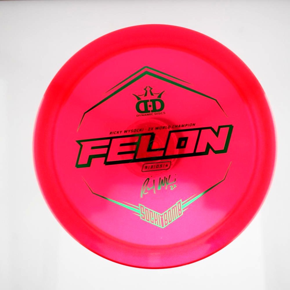Felon - 2x Ricky Wysocki Sockibomb Stamp - Red - 175.6 gm -  Disc ID: 581589