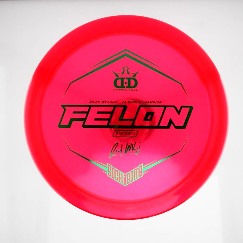 Felon - 2x Ricky Wysocki Sockibomb Stamp - Red - 174.3 gm -  Disc ID: 581593