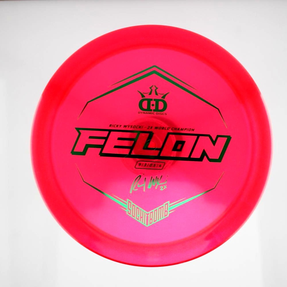 Felon - 2x Ricky Wysocki Sockibomb Stamp - Red - 175.1 gm -  Disc ID: 581594