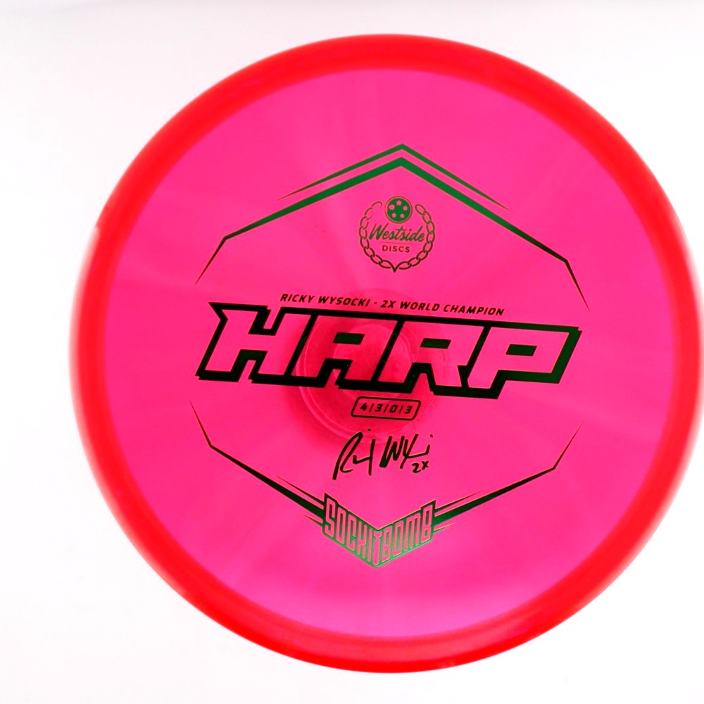 Harp - 2x Ricky Wysocki Sockibomb Stamp - Red - 176.4 gm -  Disc ID: 582375