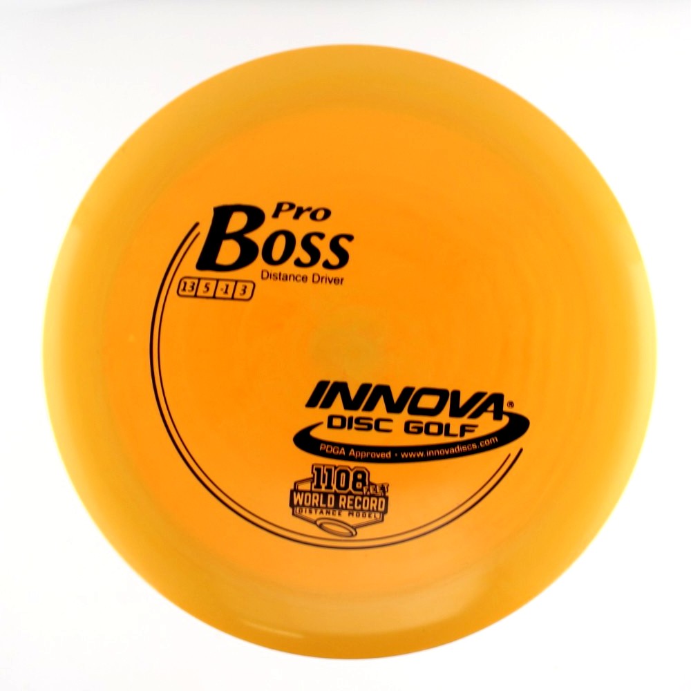 Boss - 1108 feet World Distance Record - Orange - 170.9 gm -  Disc ID: 582711
