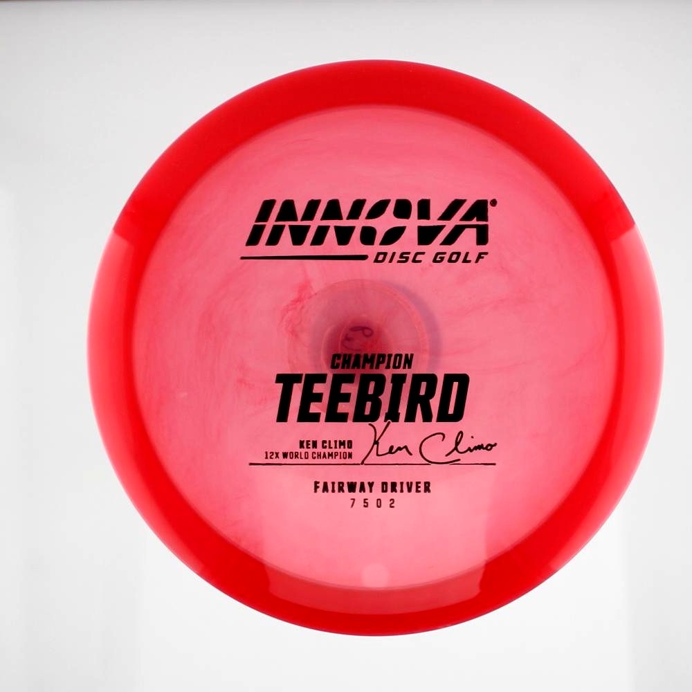 Teebird - 12x World Champion Ken Climo - Red - 170.5 gm -  Disc ID: 582929