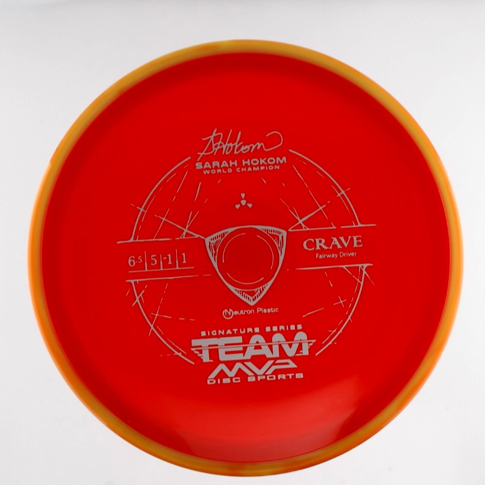 Crave - Sarah Hokom Team MVP Signature Series - Orange Rim - 158.5 gm -  Disc ID: 583758