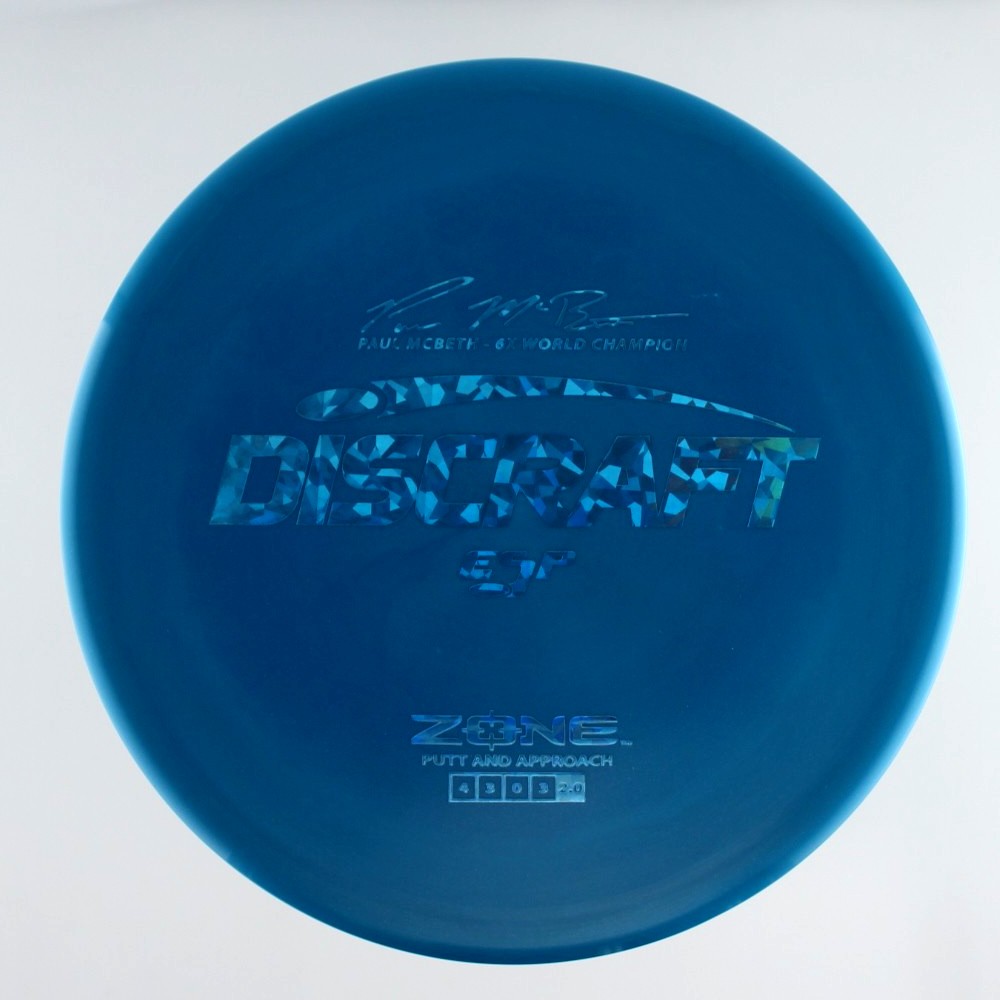 Zone - 6x World Champion Paul McBeth - Blue - 164.8 gm -  Disc ID: 585676