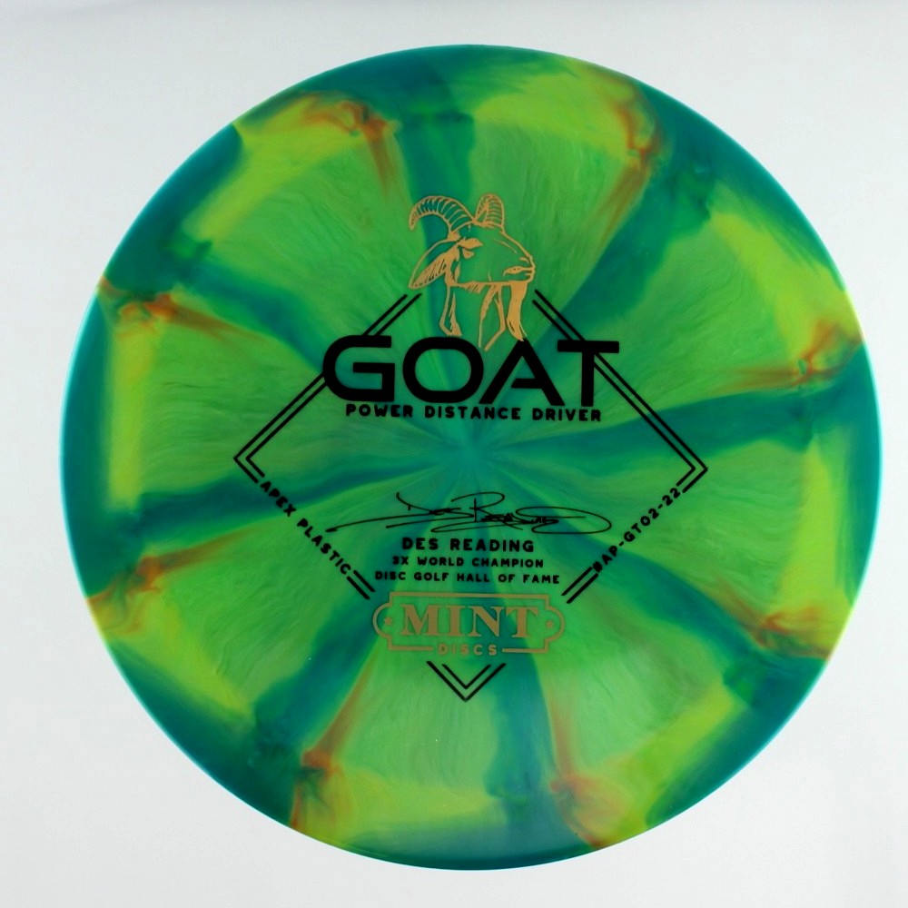 Goat - Des Reading 3x World Champion - Unique - 175.0 gm -  Disc ID: 585799