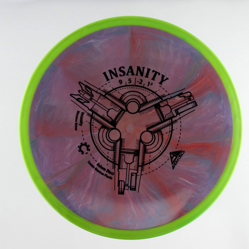 Insanity - Standard - Day Glo Rim - 161.5 gm -  Disc ID: 586178
