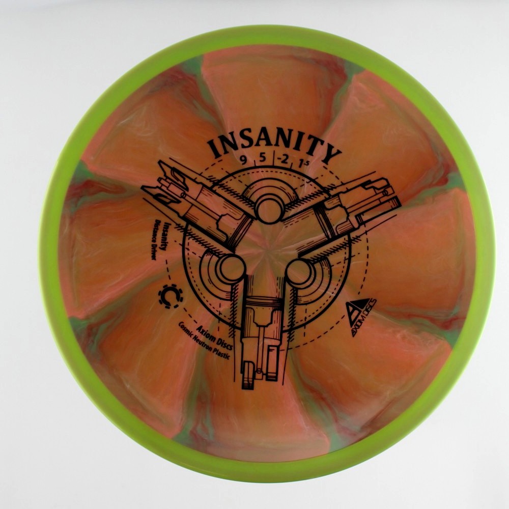 Insanity - Standard - Green Rim - 173.5 gm -  Disc ID: 586179