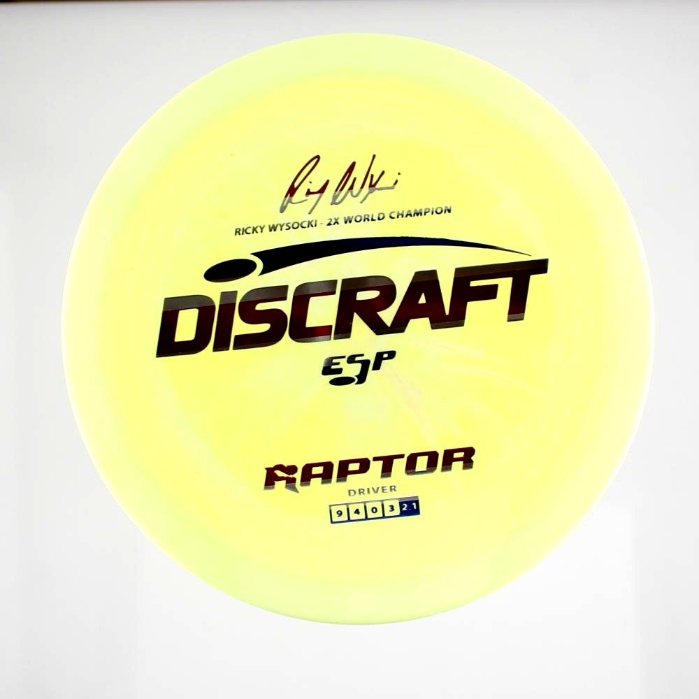 Raptor - Ricky Wysocki - Yellow - 176.4 gm -  Disc ID: 587078