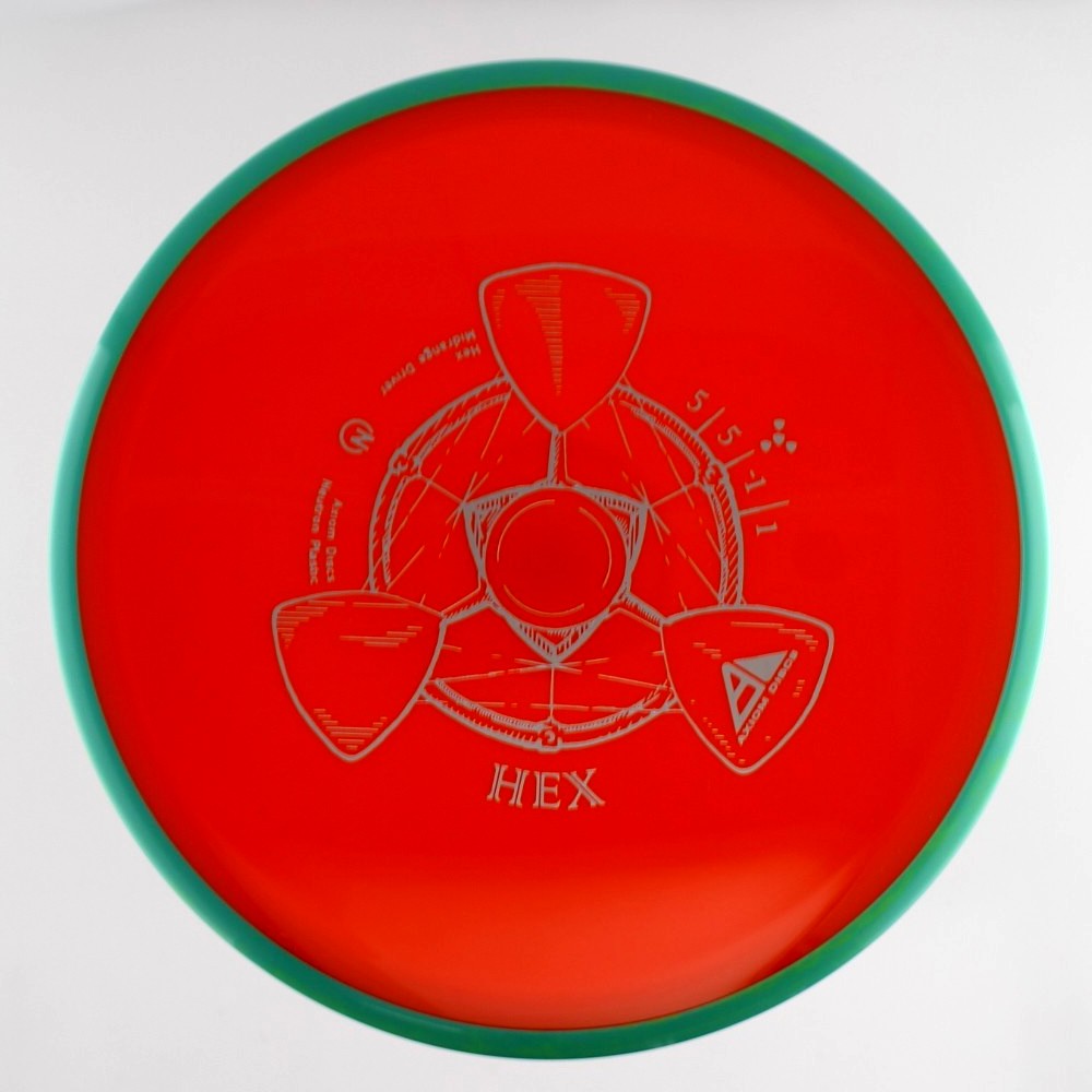 Hex - Standard - Teal Rim - 174.2 gm -  Disc ID: 587328
