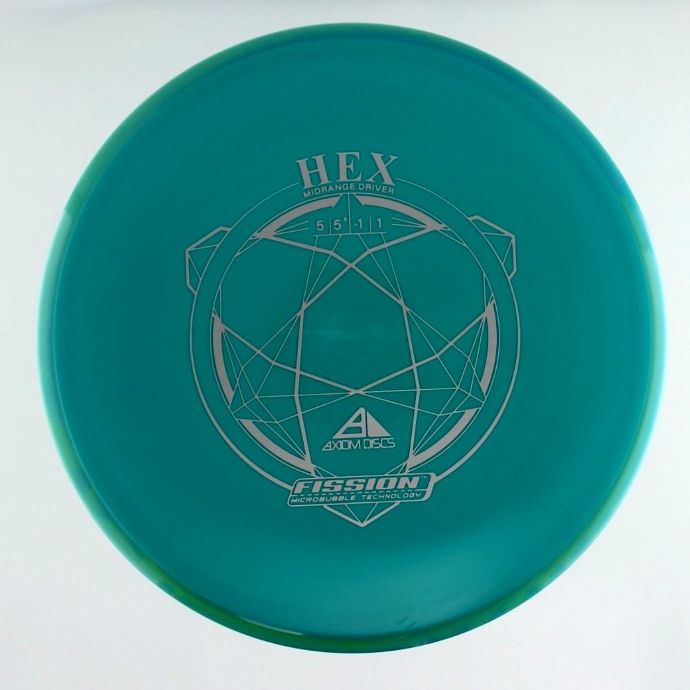 Hex - Standard - Teal Rim - 159.1 gm -  Disc ID: 587395