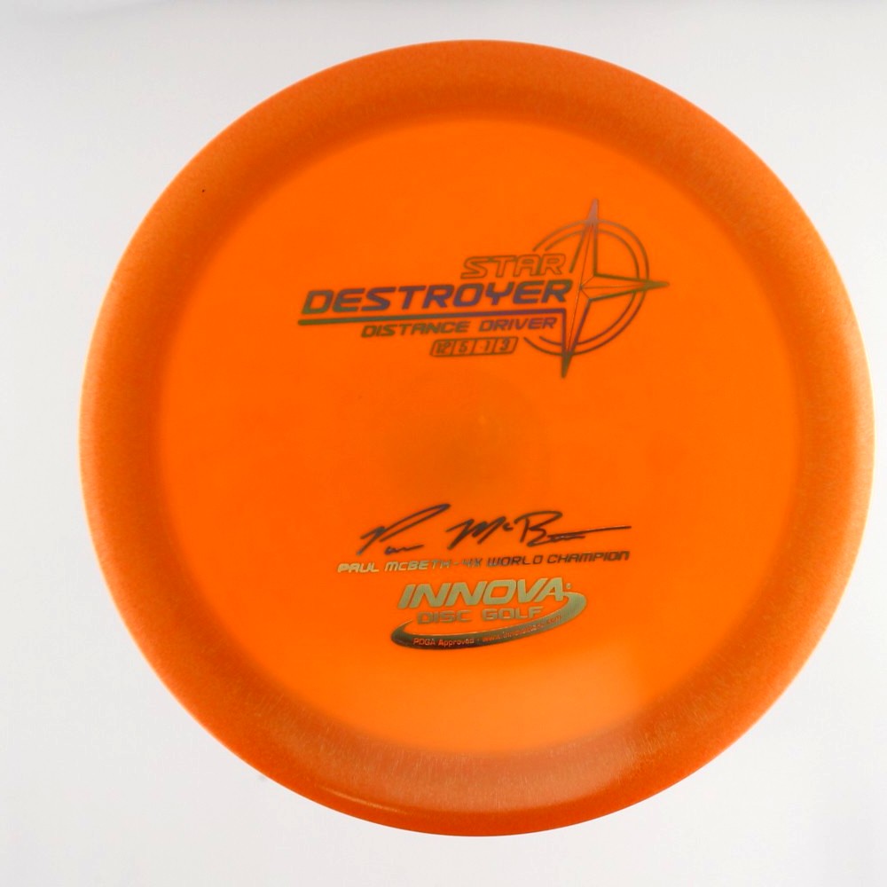 Destroyer - 4x World Champion Paul McBeth - Orange - 150.6 gm -  Disc ID: 588224
