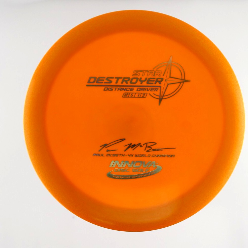 Destroyer - 4x World Champion Paul McBeth - Orange - 156.2 gm -  Disc ID: 588225