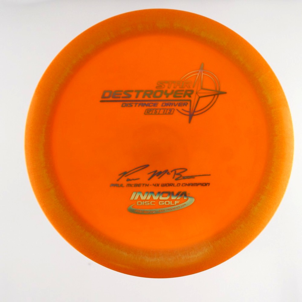 Destroyer - 4x World Champion Paul McBeth - Orange - 157.7 gm -  Disc ID: 588230