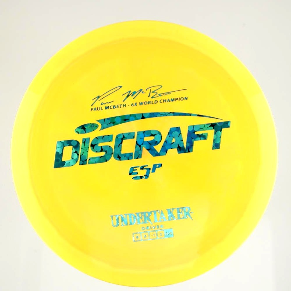 Undertaker - 6x World Champion Paul McBeth - Yellow - 169.3 gm -  Disc ID: 589485