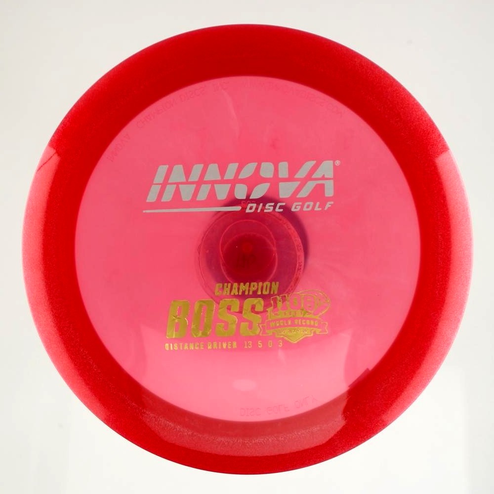 Boss - 1108 feet World Distance Record - Red - 172.0 gm -  Disc ID: 590307